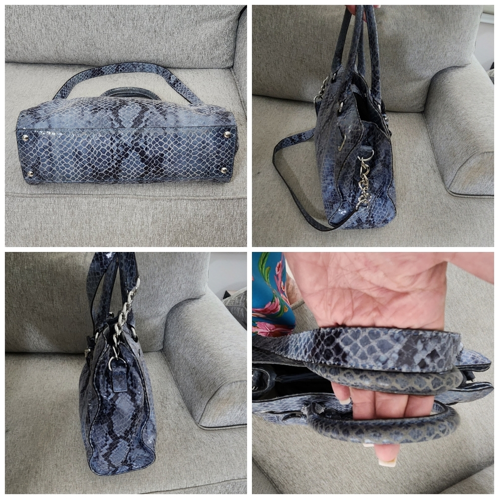 Michael Kors Hamilton Python Satchel Shoulder Bag - image 8